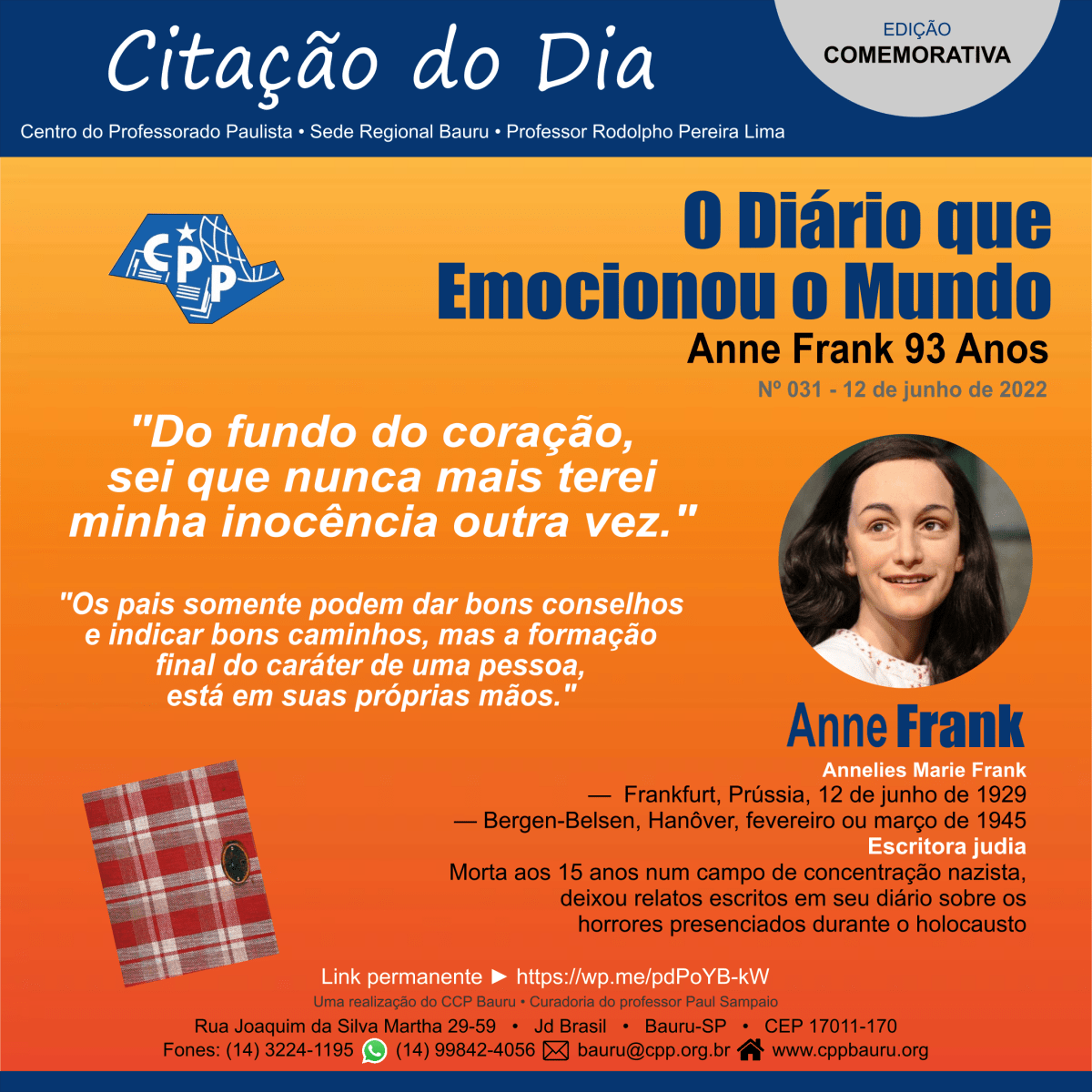 O Diário que Emocionou o&nbsp;Mundo