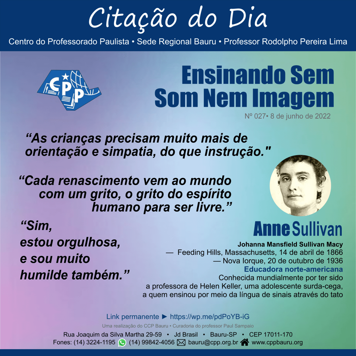 Ensinando Sem Som Nem&nbsp;Imagem