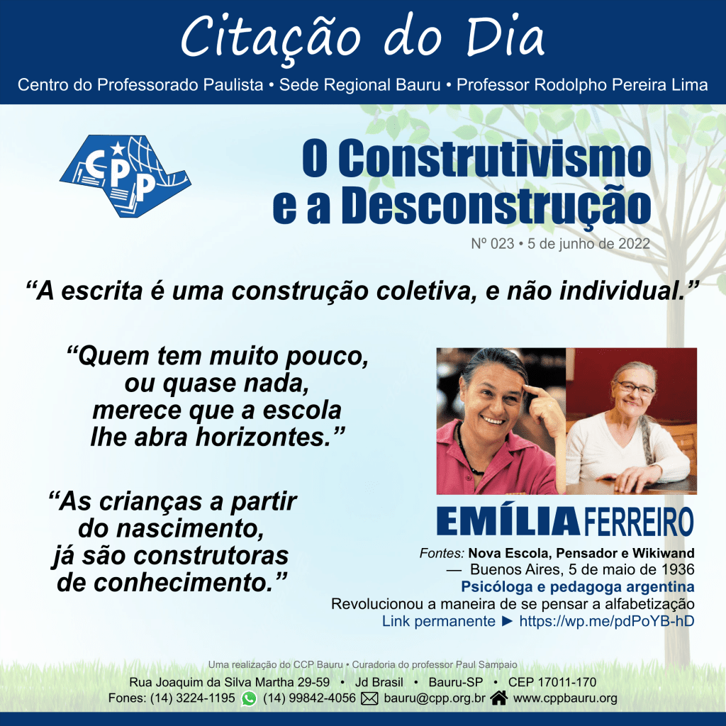 O Construtivismo e a&nbsp;Desconstrução