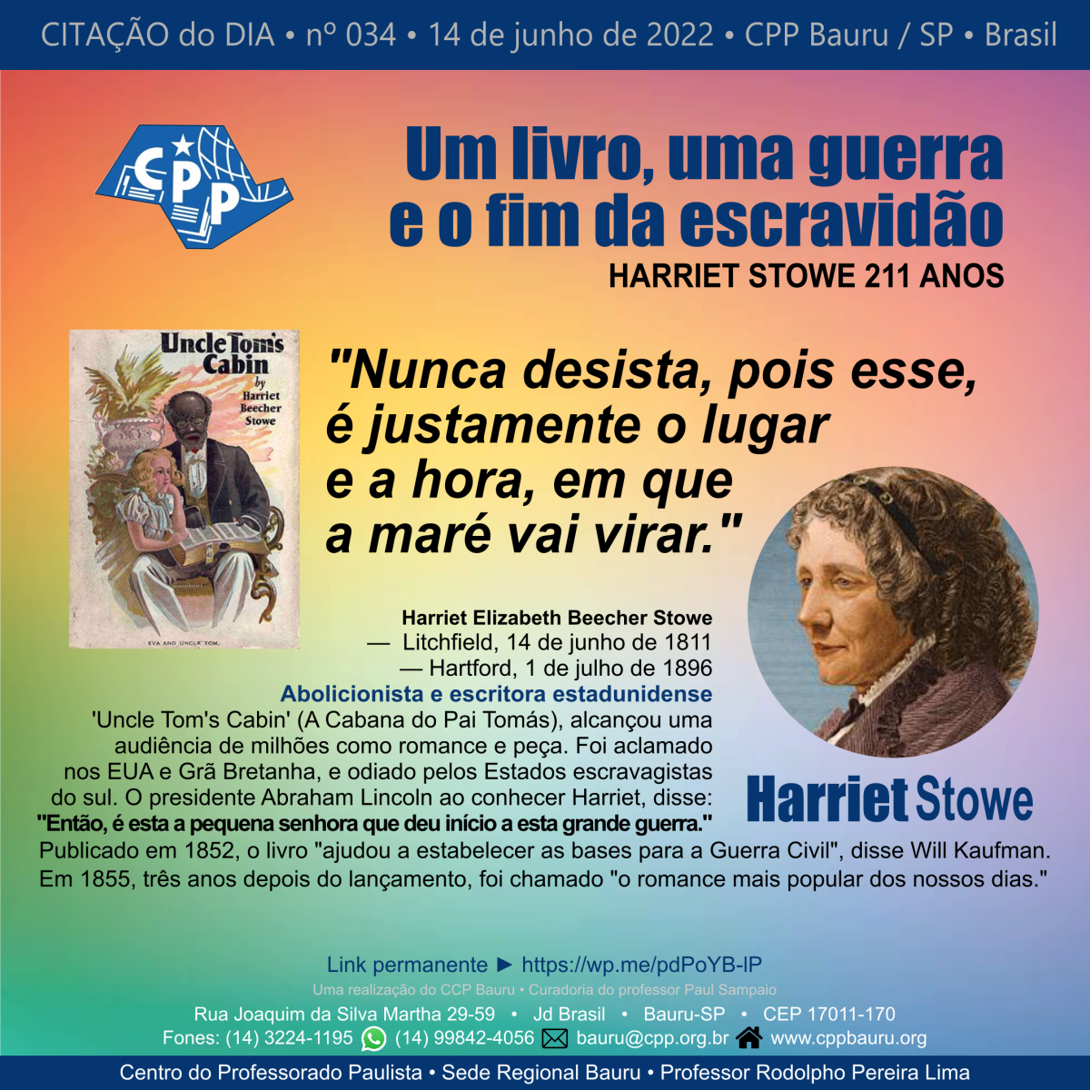 Um livro, uma guerra e o fim da&nbsp;escravidão