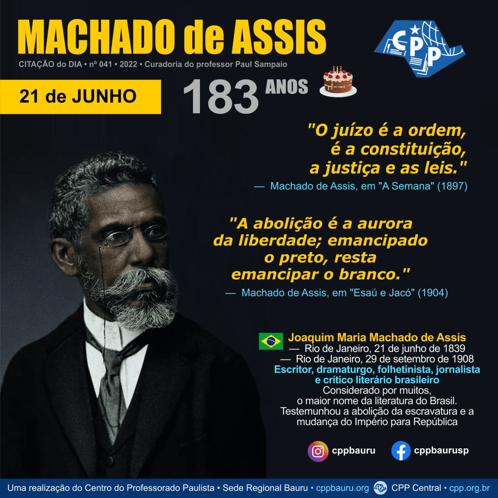 Machado de Assis • 183&nbsp;Anos