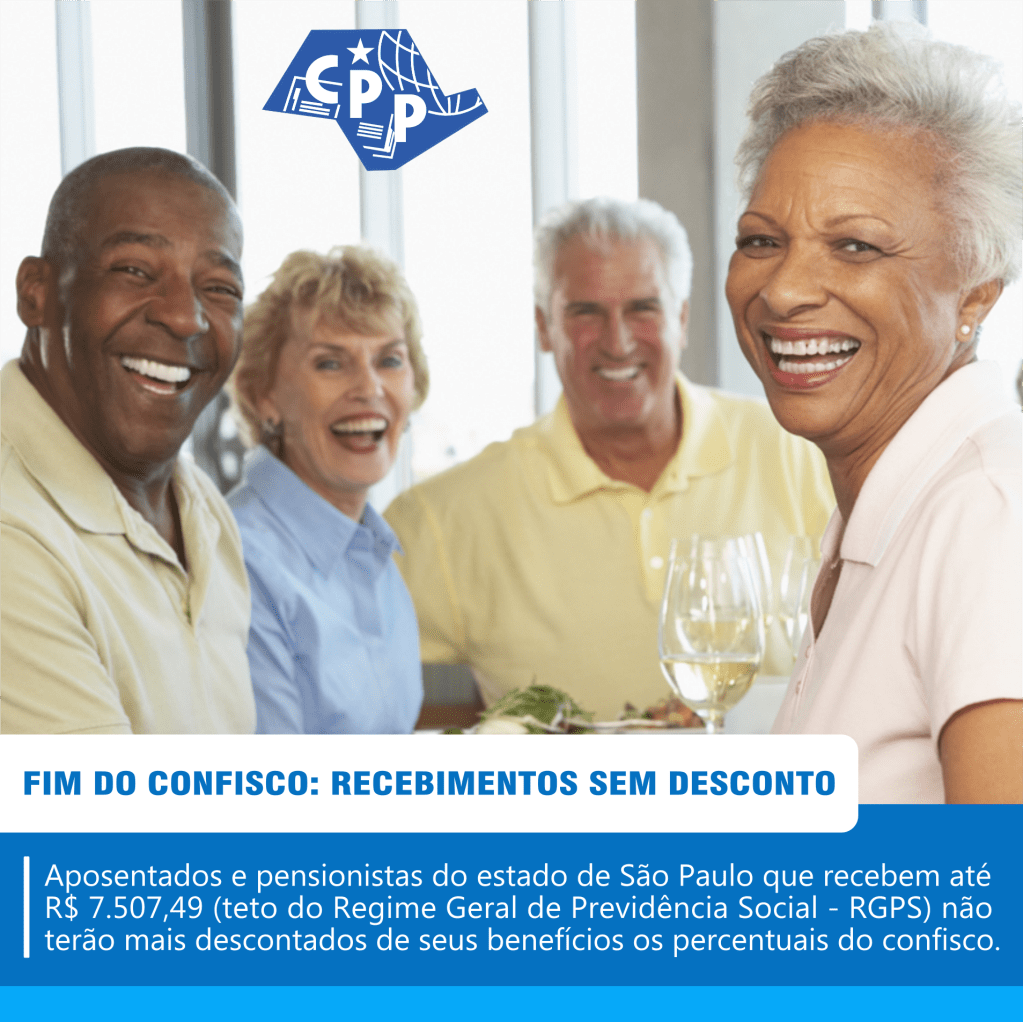 Fim do confisco: beneficiários passam a receber sem&nbsp;desconto