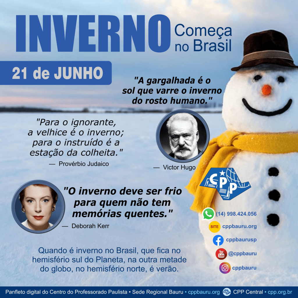 Inverno no Brasil e Verão no Hemisfério&nbsp;Norte