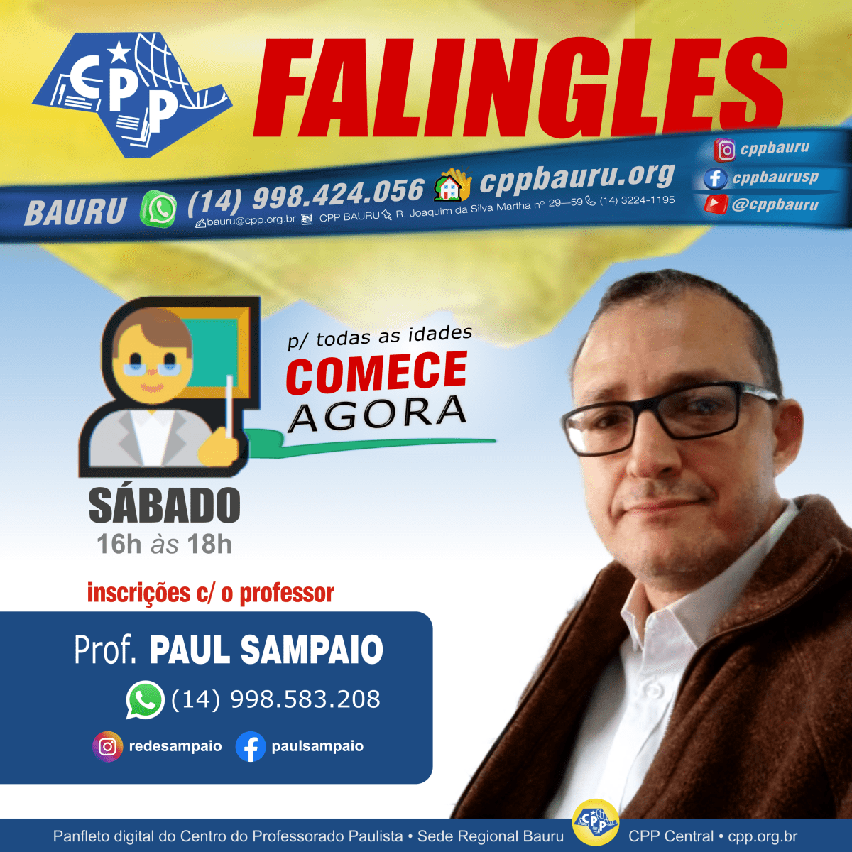 Paul Sampaio –&nbsp;Inglês