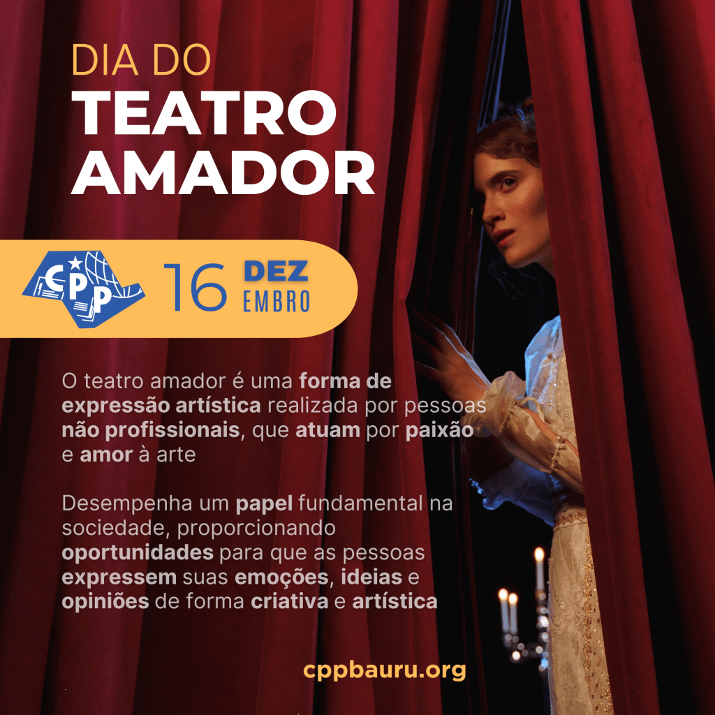 🔔 Dia do Teatro Amador 🕗 16 de&nbsp;Dezembro
