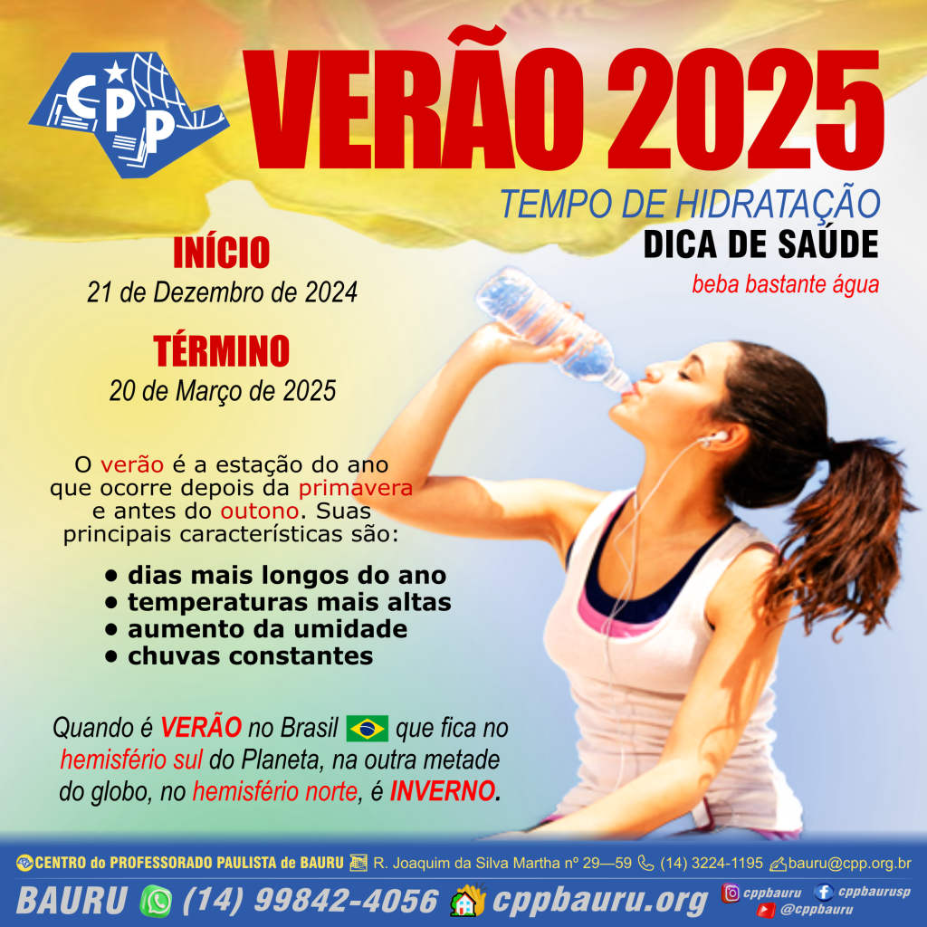 🔔 Início do Verão 🕗 21 de&nbsp;Dezembro