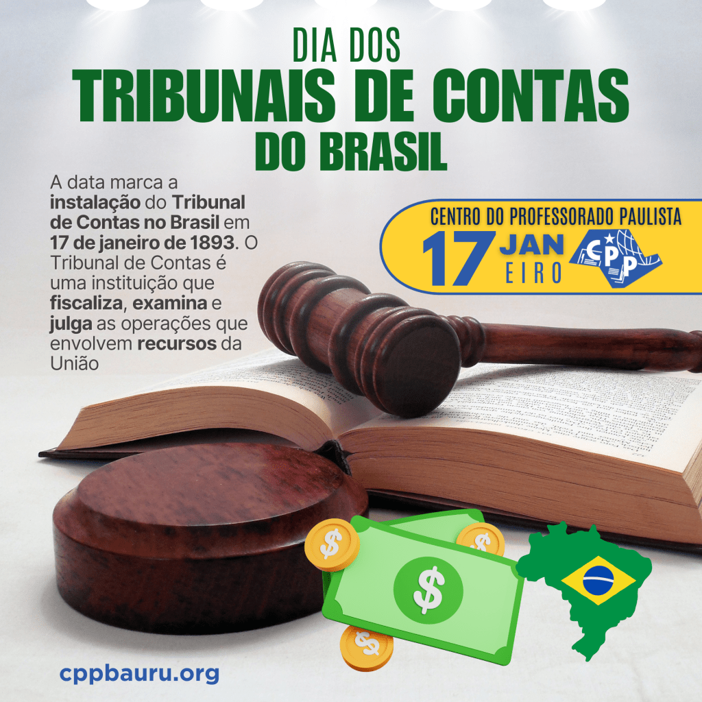 🔔 Dia dos Tribunais de Contas do Brasil 🕗 17 de&nbsp;Janeiro