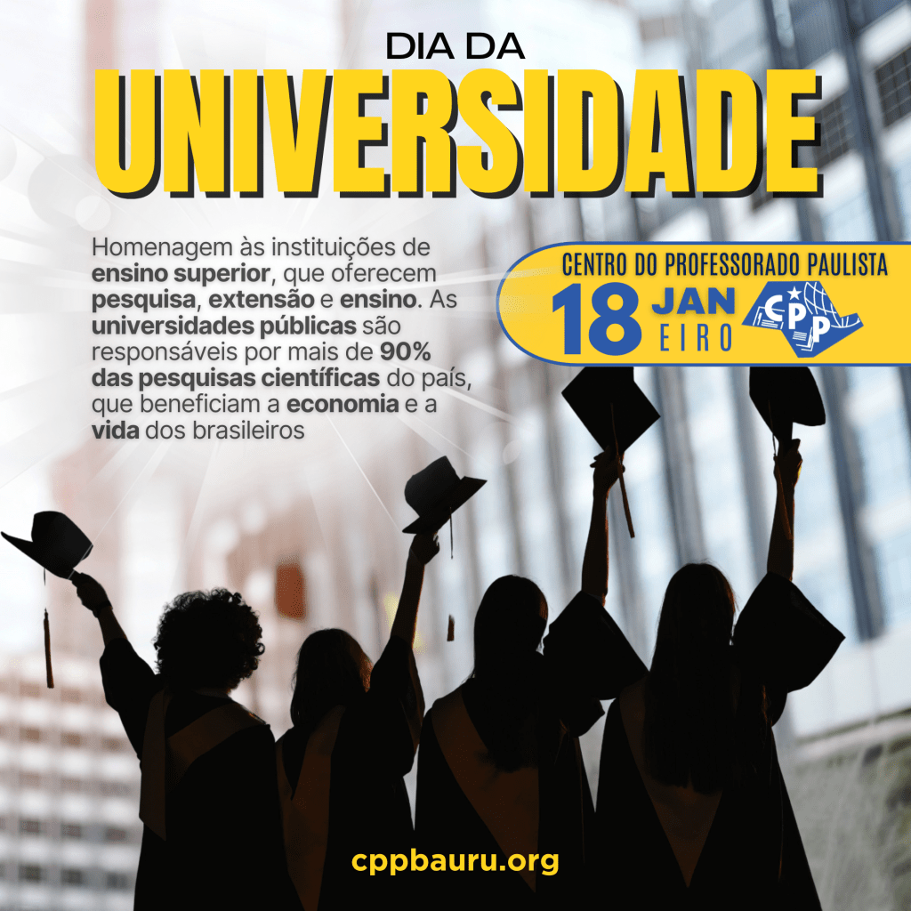 🔔 Dia da Universidade 🕗 18 de&nbsp;Janeiro