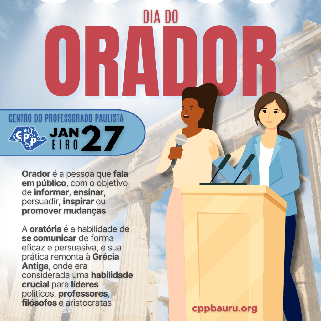 🔔 Dia do Orador 🕗 27 de&nbsp;Janeiro