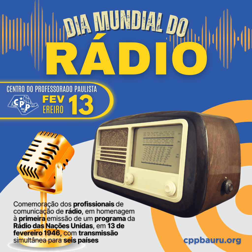🔔 Dia Mundial do Rádio 🕗 13 de&nbsp;Fevereiro