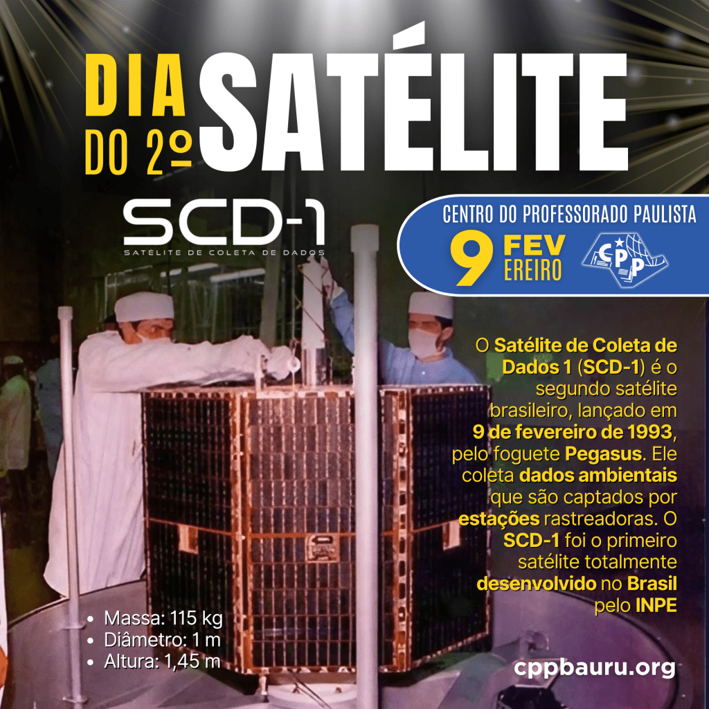 🔔 Dia do 1º Satélite Brasileiro 🕗 9 de&nbsp;Fevereiro