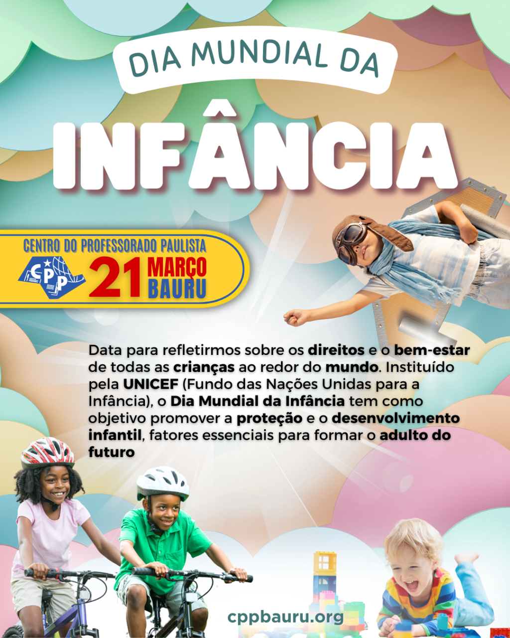🔔 Dia Mundial da Infância 🕗 21 de&nbsp;Março