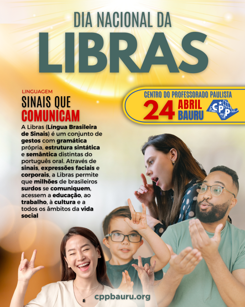 🔔 Dia Nacional da Libras 🕗 24 de&nbsp;Abril