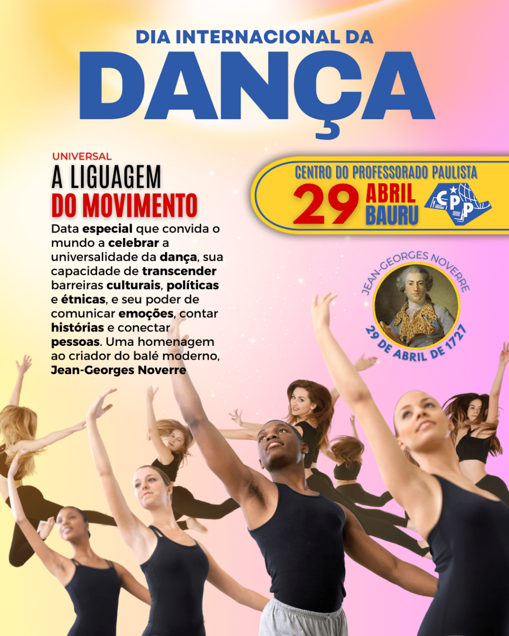 🔔 Dia Internacional da Dança 🕗 29 de&nbsp;Abril