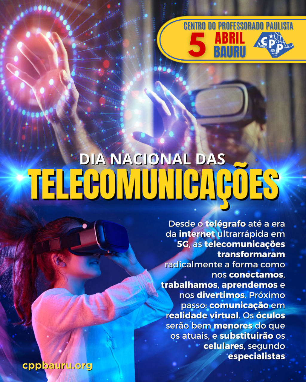 🔔 Dia Nacional das Telecomunicações 🕗 5 de&nbsp;Abril