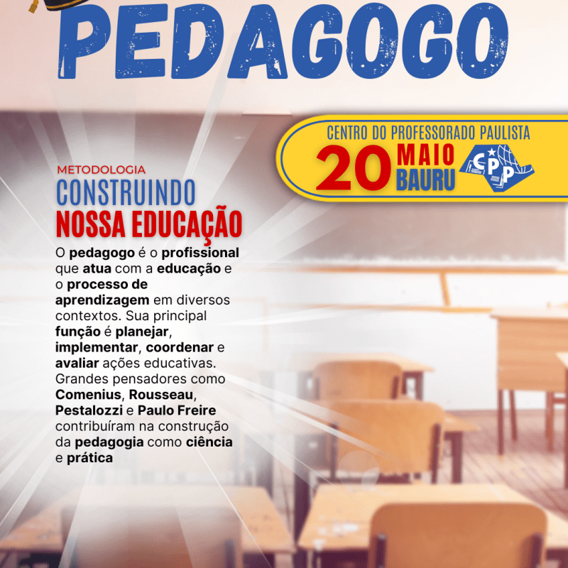 🔔 Dia do Pedagogo 🕗 20 de&nbsp;Maio