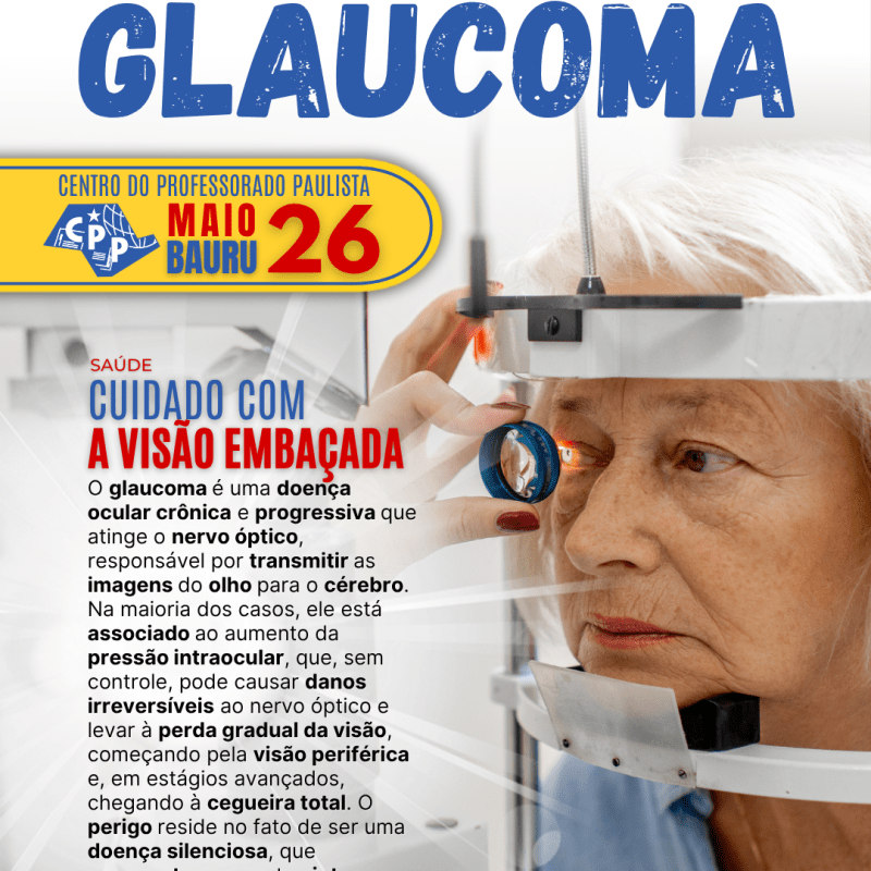 🔔 Dia Nacional de Combate ao Glaucoma 🕗 26 de&nbsp;Maio