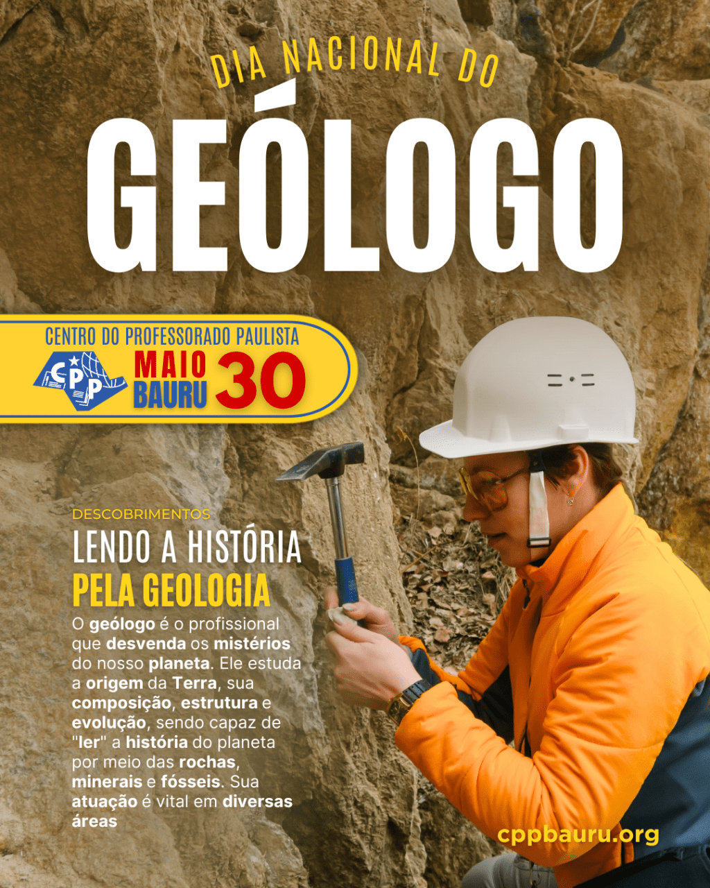 🔔 Dia Nacional do Geólogo 🕗 30 de&nbsp;Maio