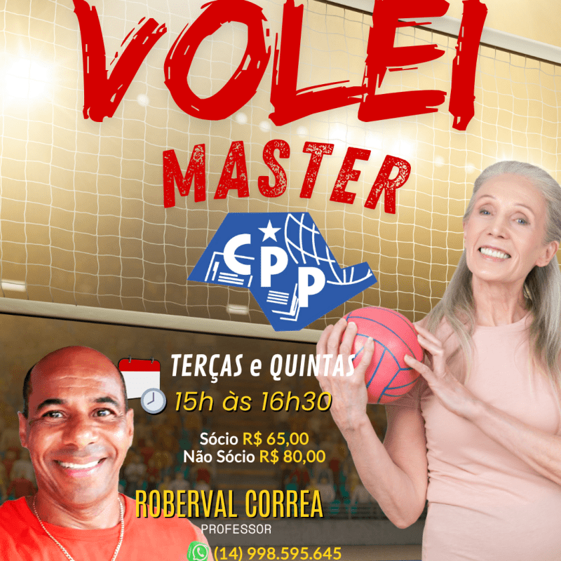 🏀 Vôlei Master 🔔 Acima de 45&nbsp;anos