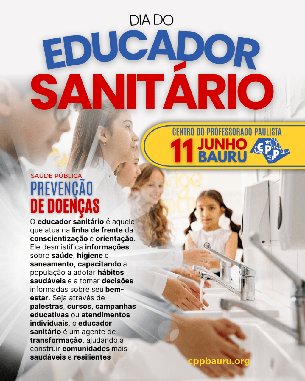 🔔 Dia do Educador Sanitário 🕗 11 de&nbsp;Junho