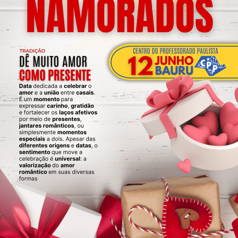 🔔 Dia dos Namorados 🕗 12 de&nbsp;Junho