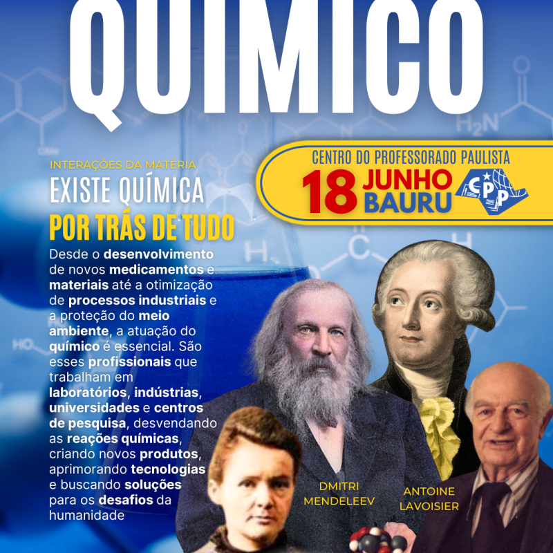 🔔 Dia do Químico 🕗 18 de&nbsp;Junho