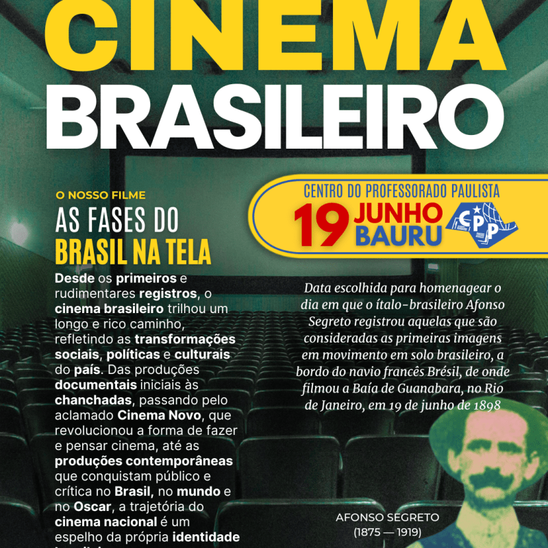 🔔 Dia do Cinema Brasileiro 🕗 19 de&nbsp;Junho