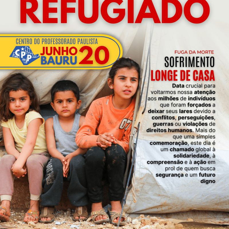 🔔 Dia Mundial do Refugiado 🕗 20 de&nbsp;Junho