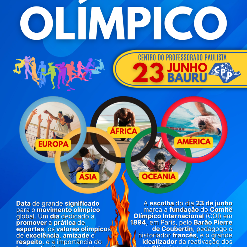 🔔 Dia Mundial do Esporte Olímpico 🕗 23 de&nbsp;Junho