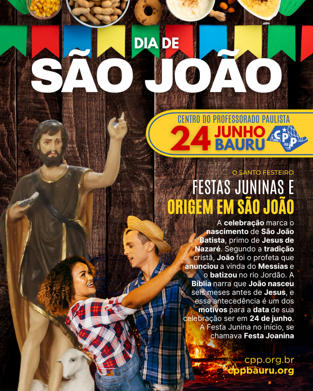 🔔 Dia de São João 🕗 24 de&nbsp;Junho