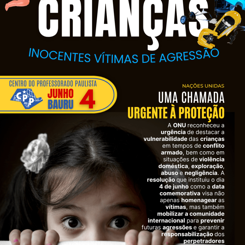 🔔 Dia Internacional das Crianças Inocentes Vítimas de Agressão 🕗 4 de&nbsp;Junho