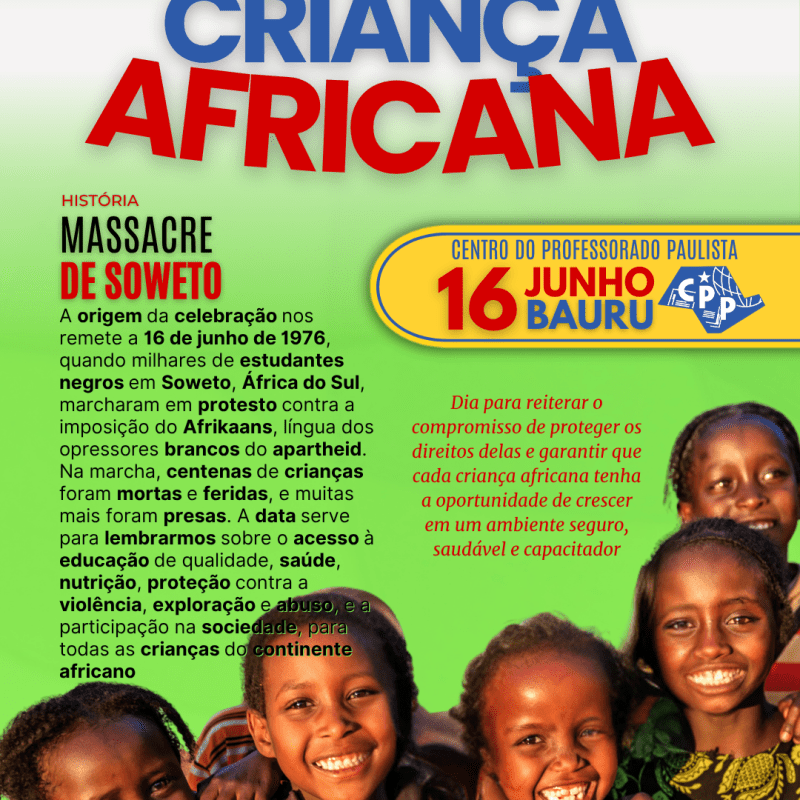 🔔 Dia Internacional da Criança Africana 🕗 16 de&nbsp;Junho