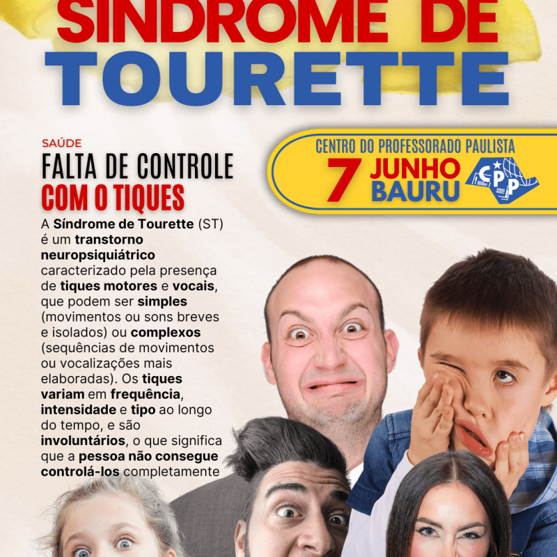 🔔 Dia Nacional da Síndrome de Tourette 🕗 7 de&nbsp;Junho