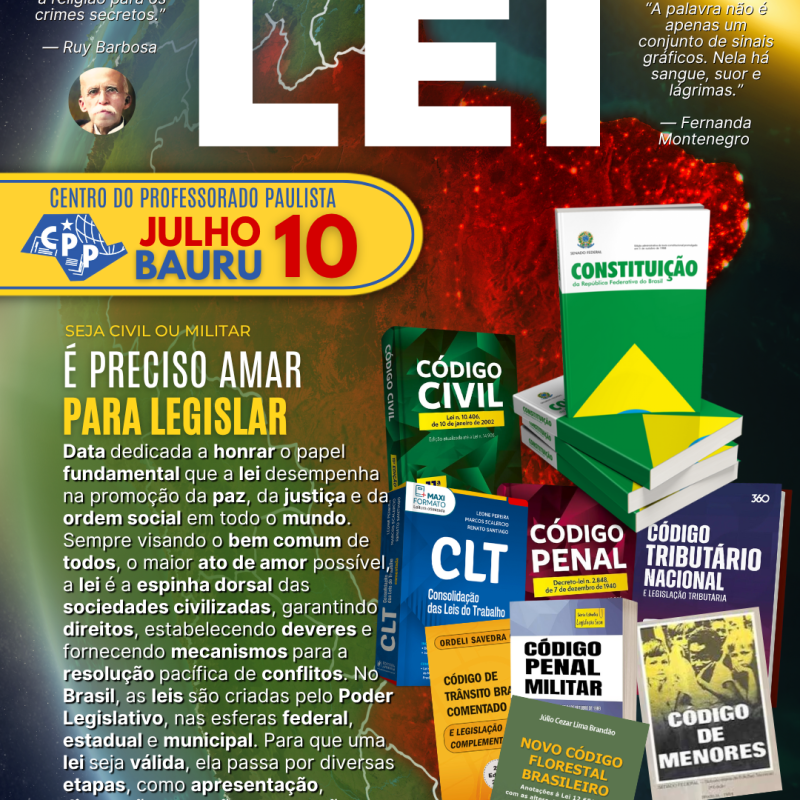 🔔 Dia Mundial da Lei 🕗 10 de&nbsp;Julho