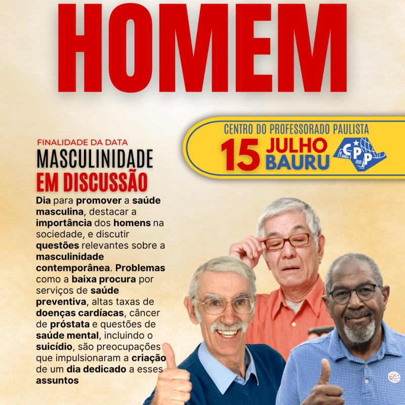 🔔 Dia Nacional do Homem 🕗 15 de&nbsp;Julho