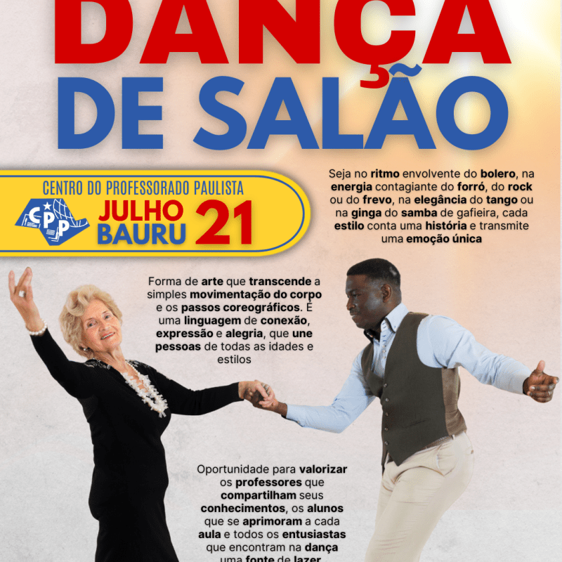 🔔 Dia da Dança de Salão 🕗 21 de&nbsp;Julho