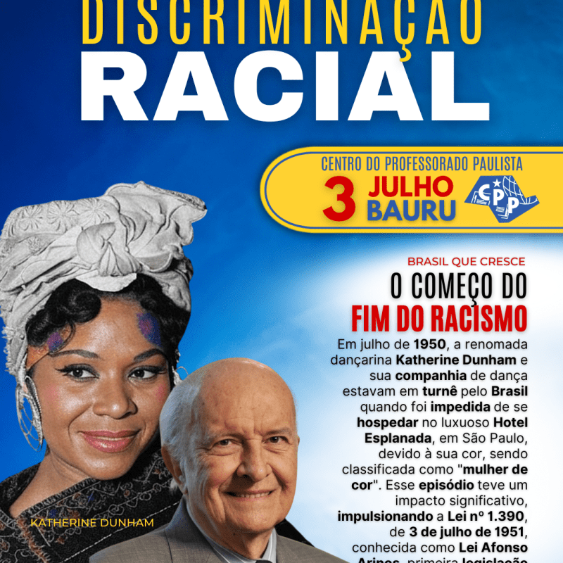 🔔 Dia Nacional de Combate à Discriminação Racial 🕗 3 de&nbsp;Julho