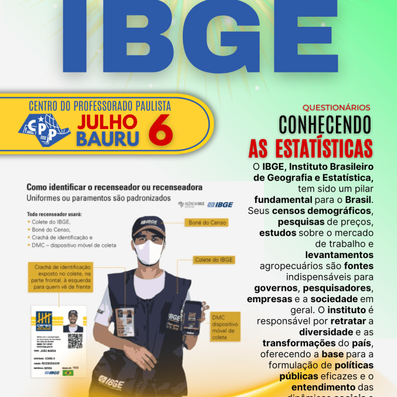 🔔 Dia da Criação do IBGE 🕗 6 de&nbsp;Julho