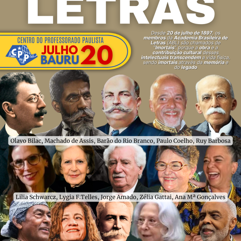 🔔 Dia da Academia Brasileira de Letras 🕗 20 de&nbsp;Julho