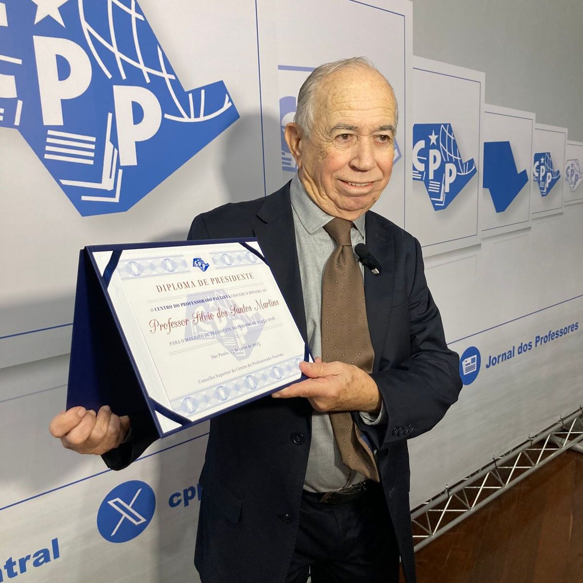 Professor Silvio dos Santos Martins assume a presidência do&nbsp;CPP