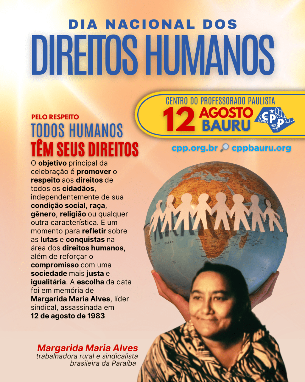 🔔 Dia Nacional dos Direitos Humanos 🕗 12 de&nbsp;Agosto