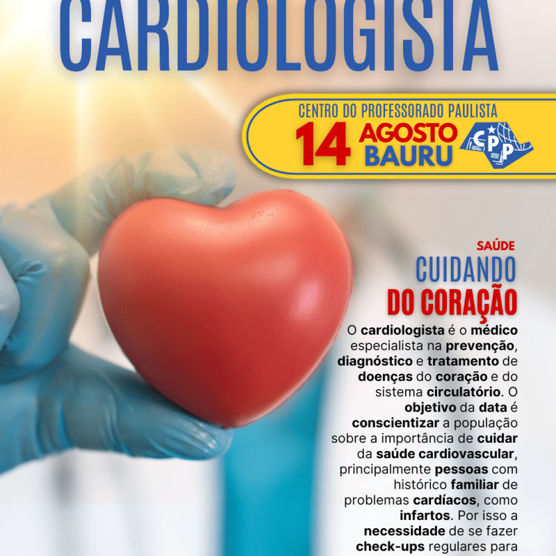 🔔 Dia do Cardiologista 🕗 14 de&nbsp;Agosto