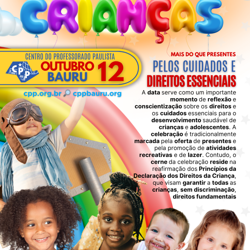 🔔 Dia das Crianças 🕗 12 de&nbsp;Outubro