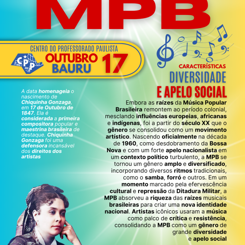 🔔 Dia da MPB 🕗 17 de&nbsp;Outubro