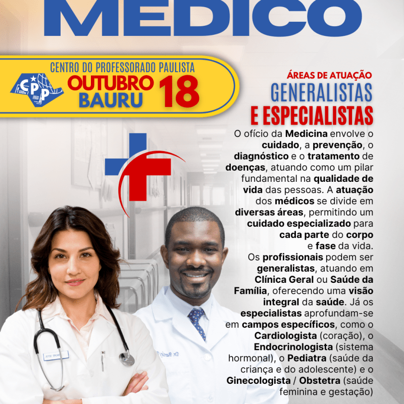 🔔 Dia do Médico 🕗 18 de&nbsp;Outubro