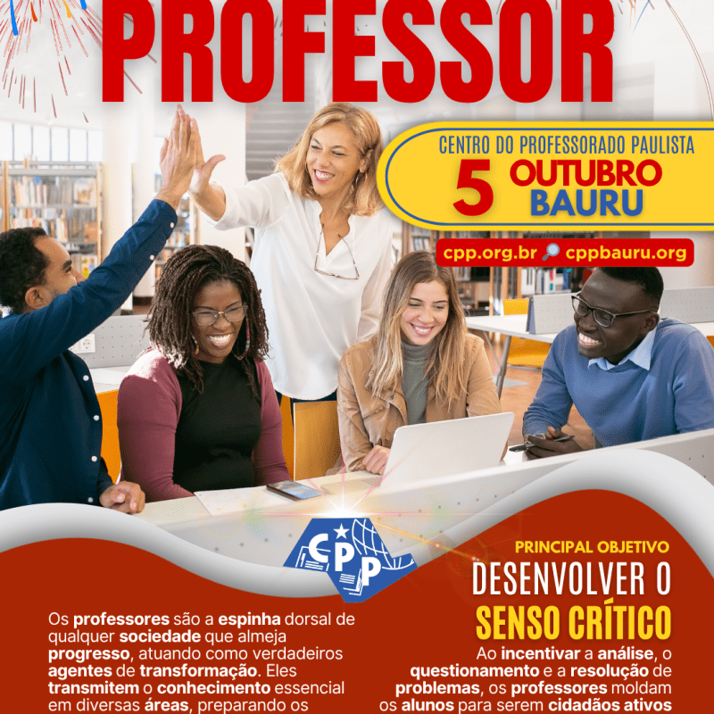 🔔 Dia Mundial do Professor 🕗 5 de&nbsp;Outubro