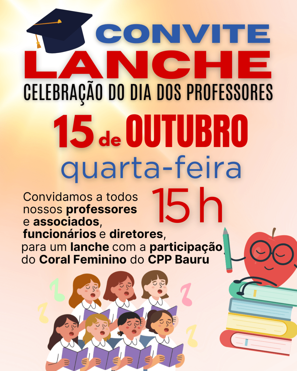 💎 Convite Especial: Lanche em Celebração do Dia Dos&nbsp;Professores