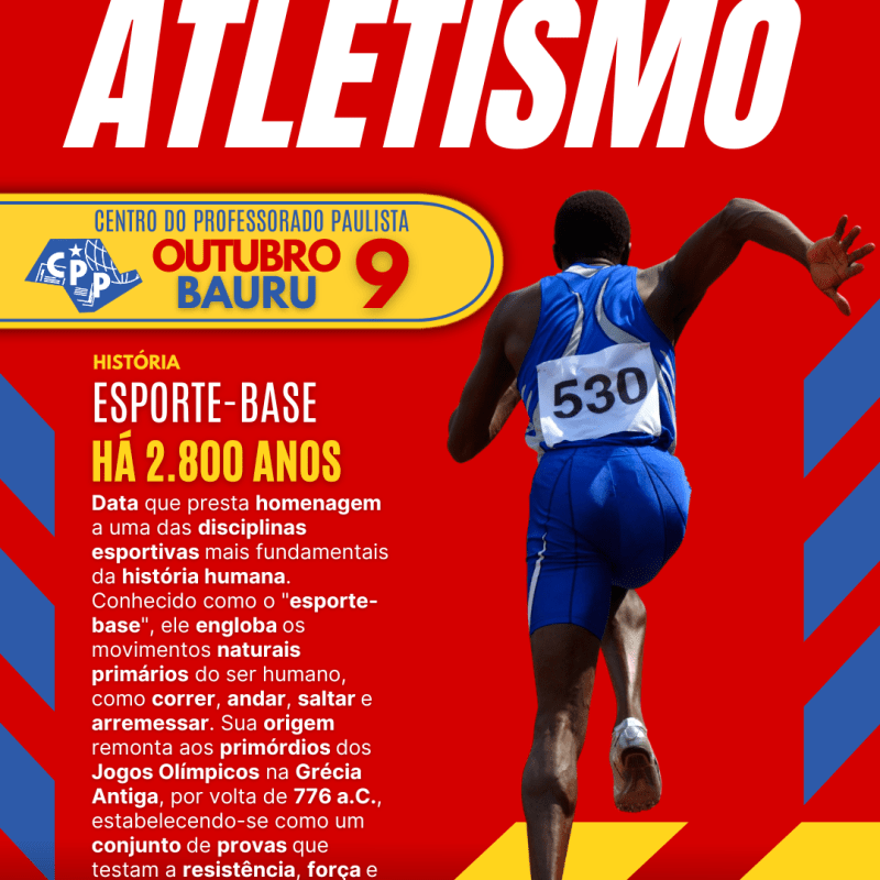 🔔 Dia do Atletismo 🕗 9 de&nbsp;Outubro