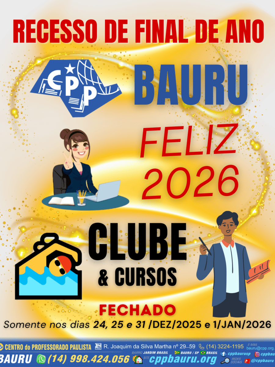 🛑 Recesso de Final de&nbsp;Ano