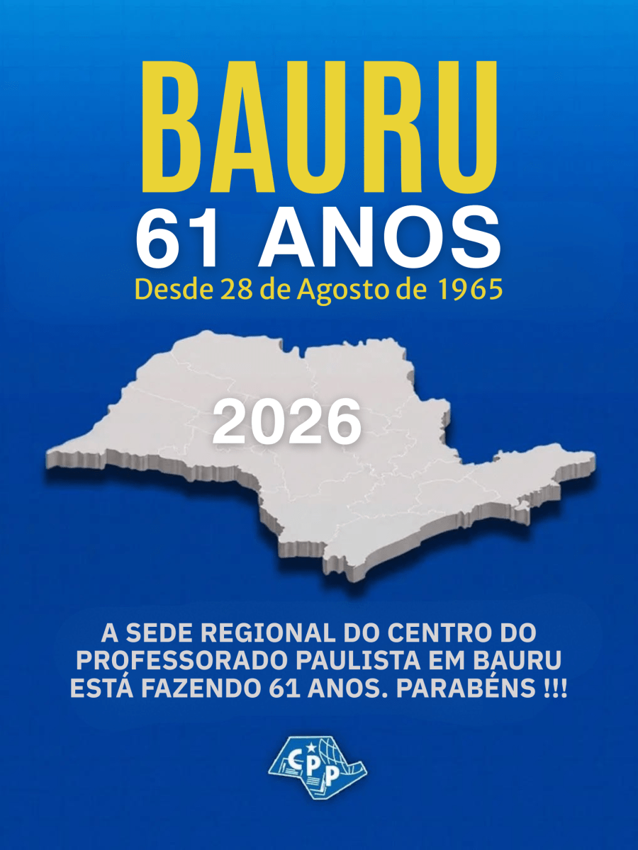 🔔 Sede Regional Bauru do CPP 🕗 61&nbsp;ANOS